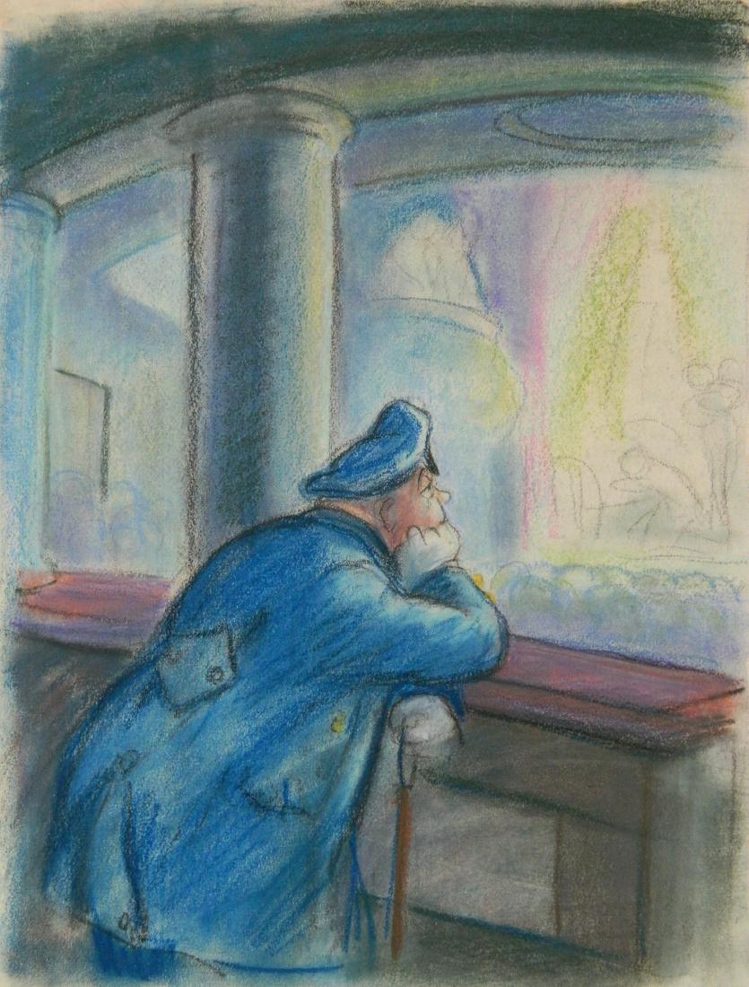 Don Freeman pastel and litho crayon (1 of 4)