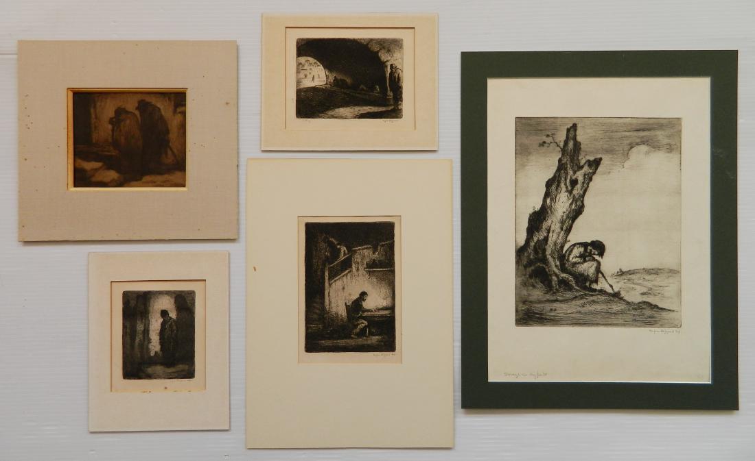 Eugene Higgins 5 drypoints (1 of 10)