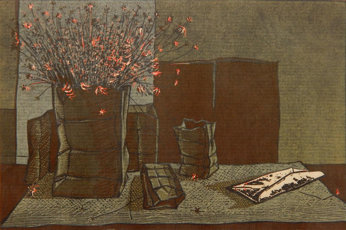 Billy Morrow Jackson woodcut (1 of 4)