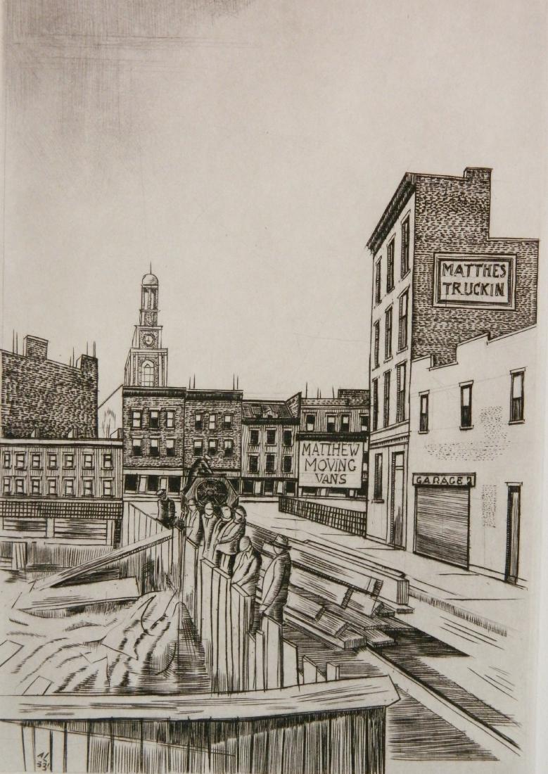 Armin Landeck etching (1 of 4)