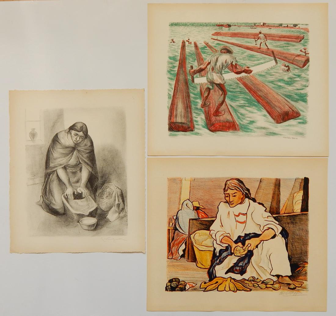 3 Mexican lithographs (1 of 10)