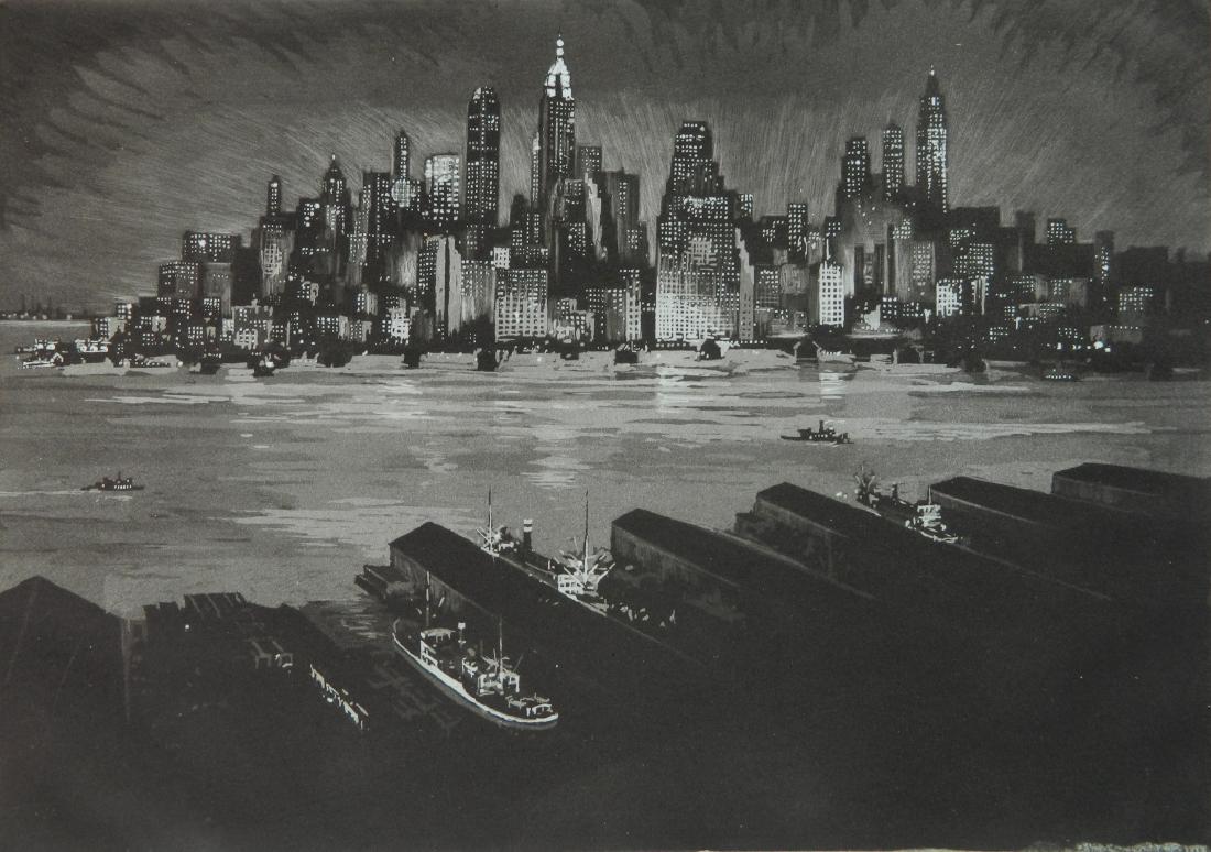 Anton Schutz aquatint (1 of 4)