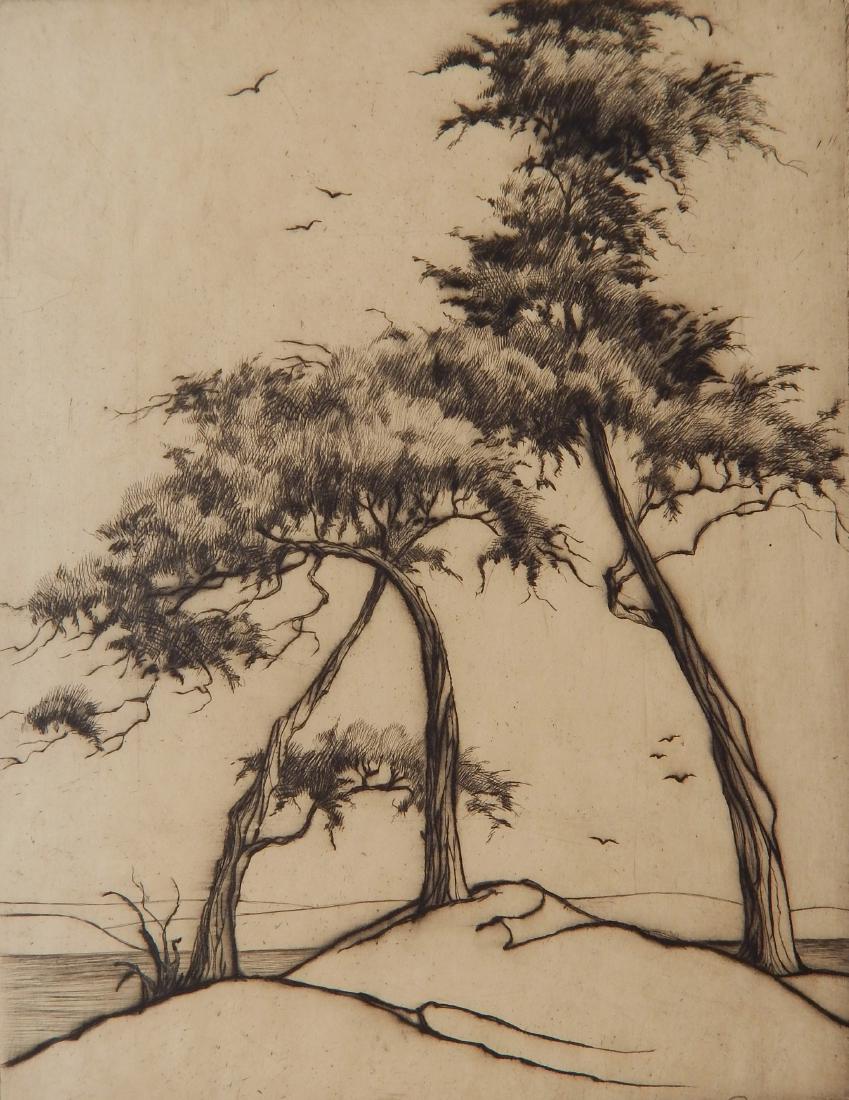 James Swann drypoint (1 of 4)