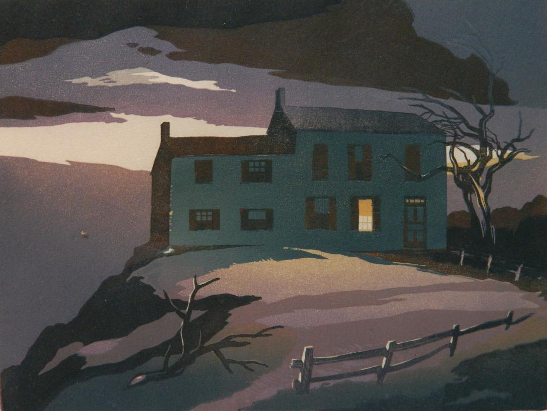 Ernest Watson woodcut (1 of 4)