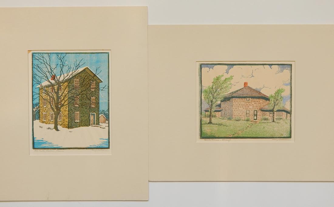 Margaret Whittemore 2 woodcuts (1 of 9)