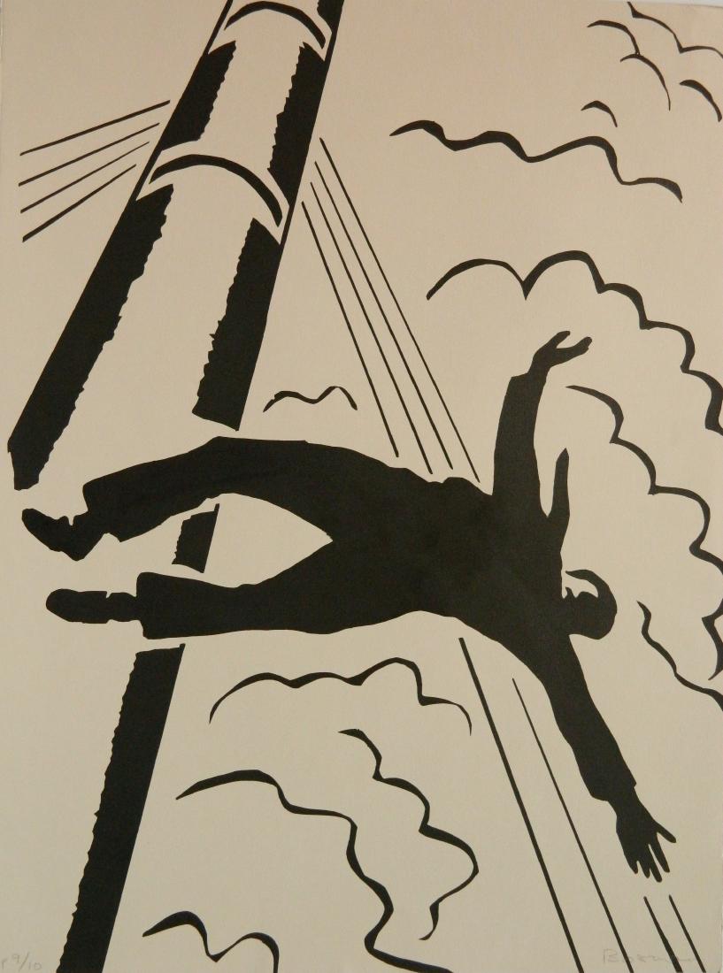 Richard Bosman linocut (1 of 4)