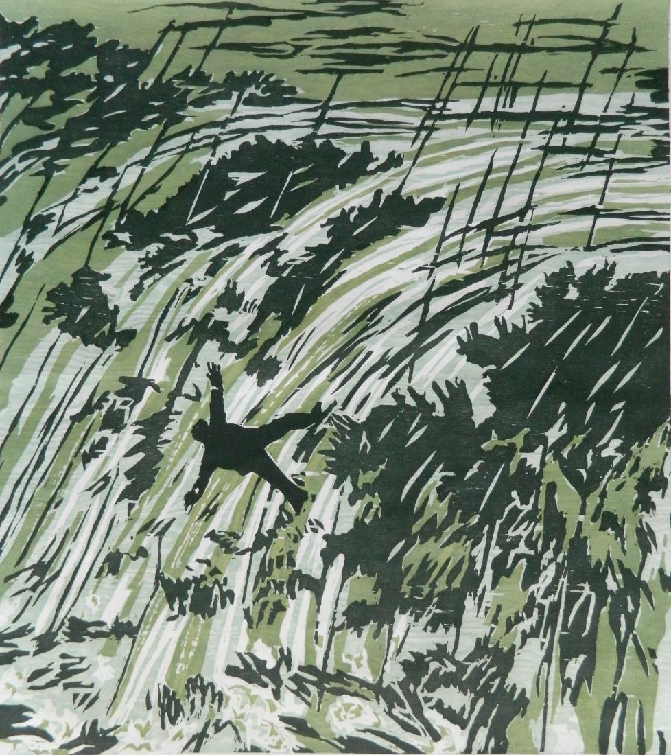 Richard Bosman woodcut (1 of 4)