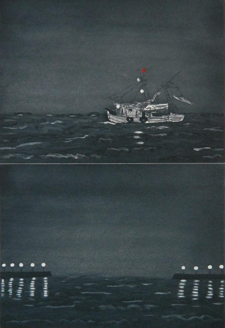 Richard Bosman etching (1 of 4)