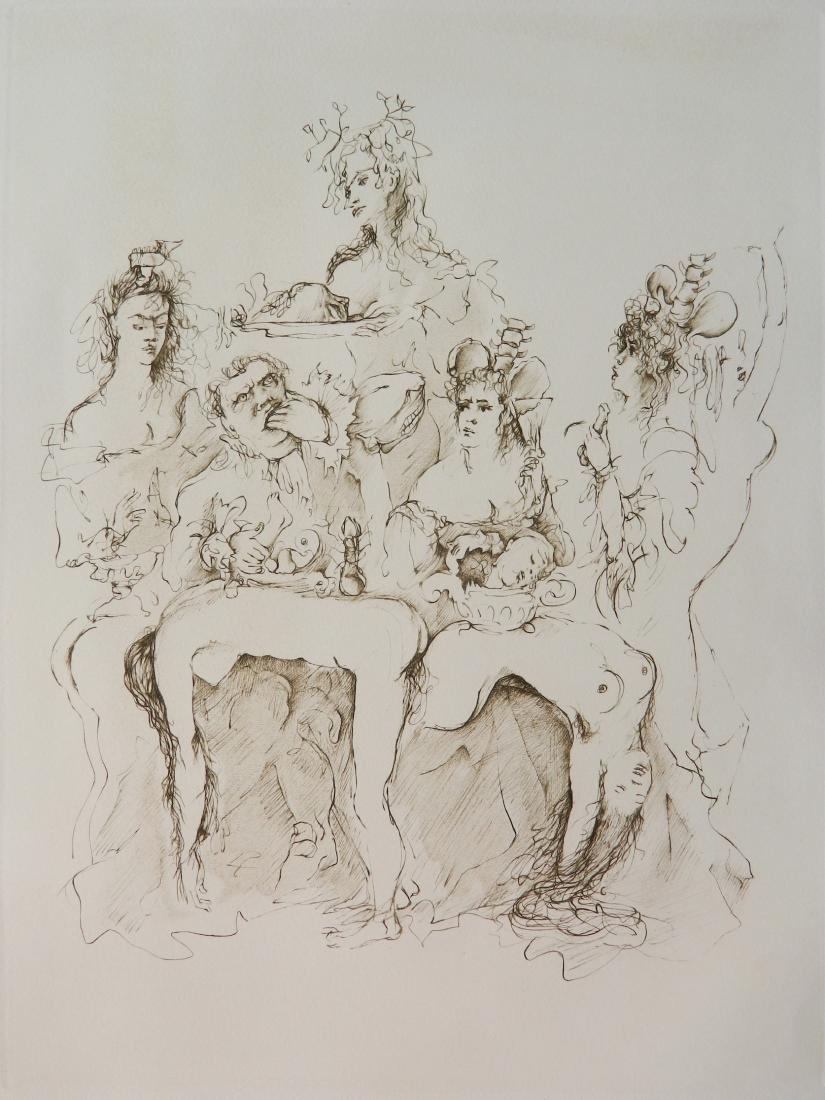 Leonor Fini etching (1 of 5)