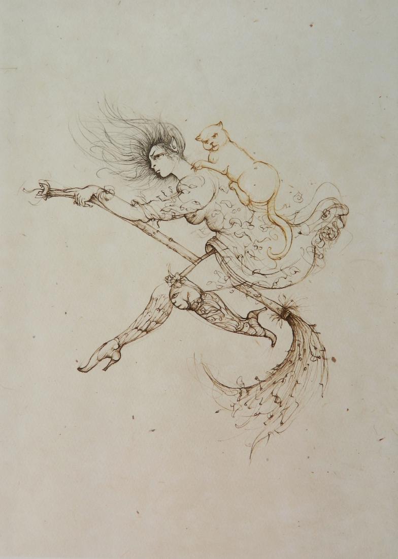 Leonro Fini etching (1 of 4)