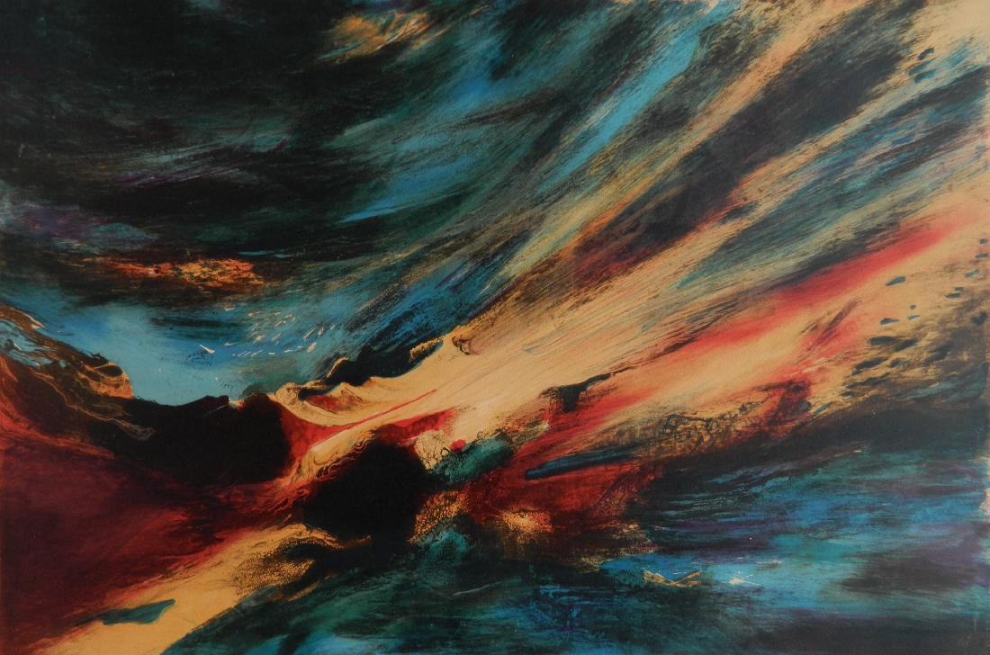 Leonardo Nierman lithograph (1 of 4)