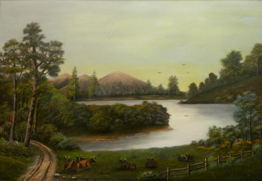 19th c. American School oil (1 of 4)