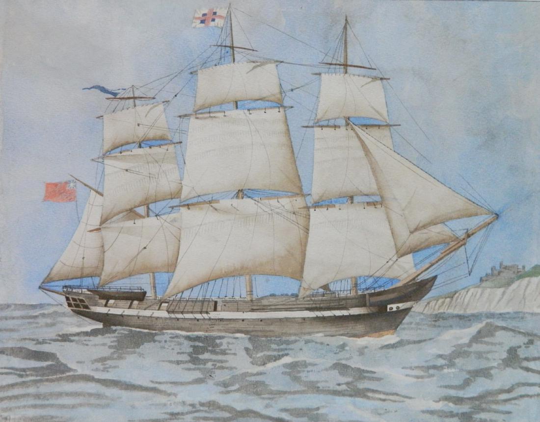 20th c. British School watercolor (1 of 2)