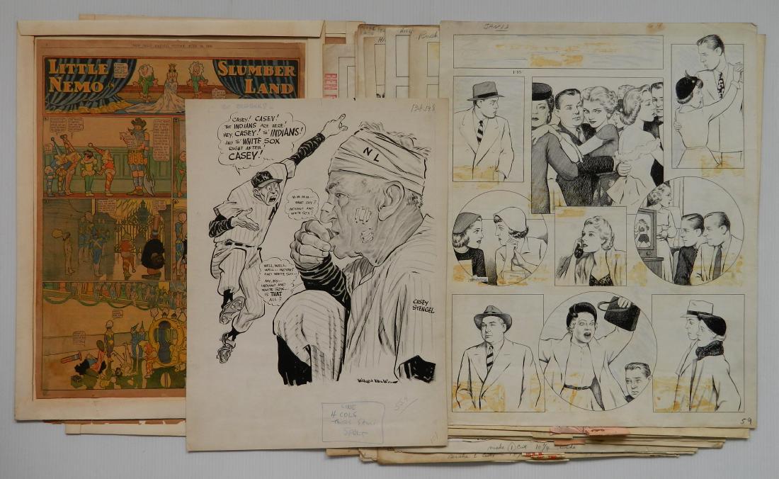 W.Mullin; W.E.Hill; P.Cox - comic drawings (1 of 9)