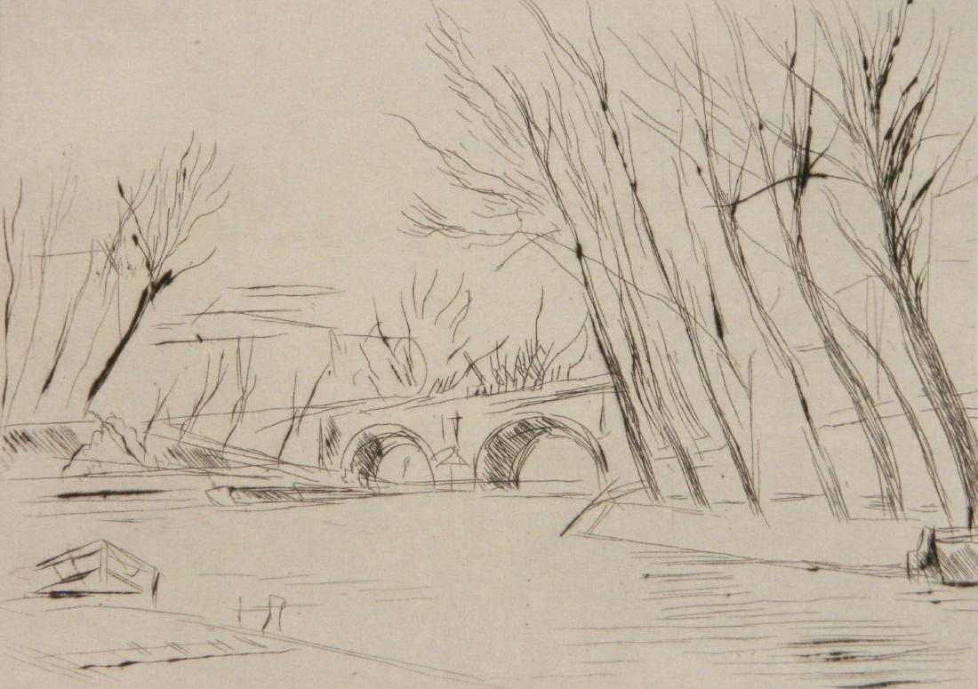 Andre Dunoyer de Segonzac engraving (1 of 4)