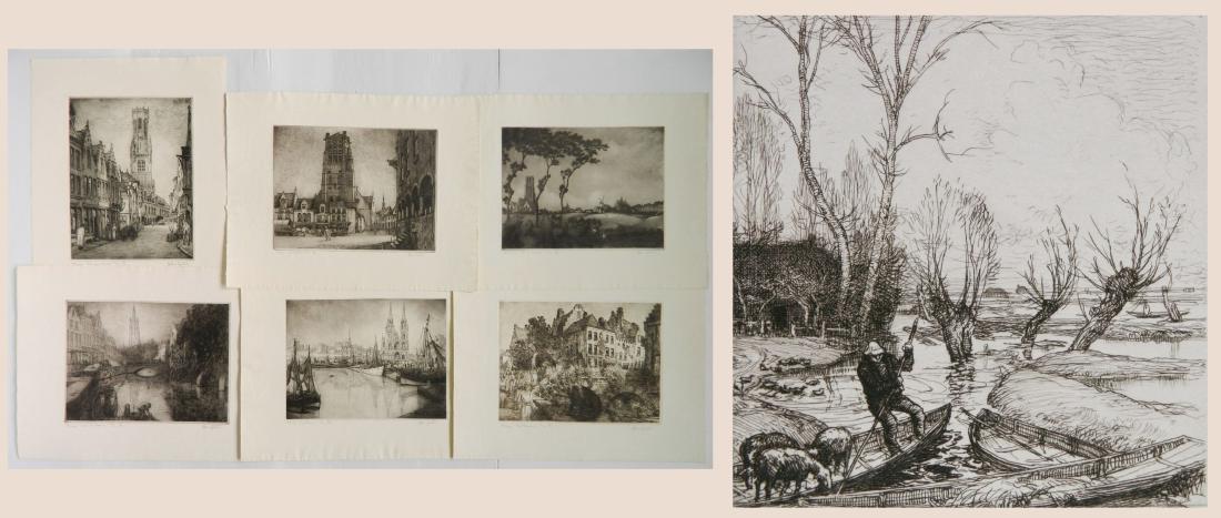 Albert Goethal 6 etchings (1 of 9)