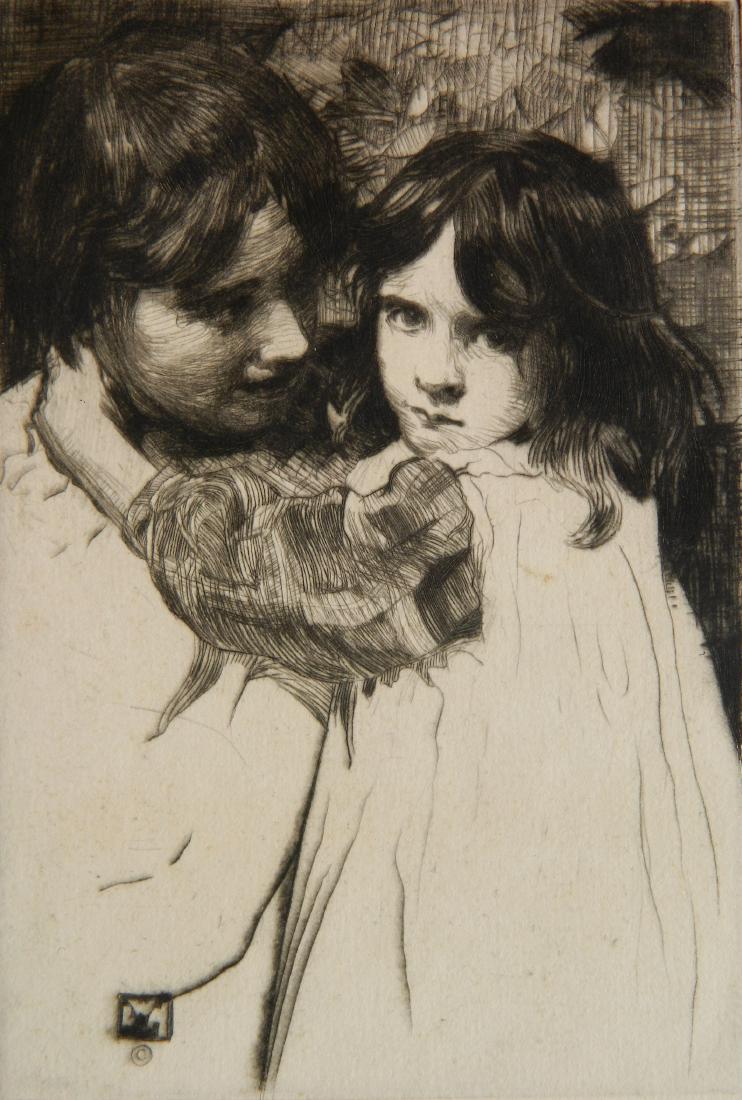 William Lee Hankey etching (1 of 4)