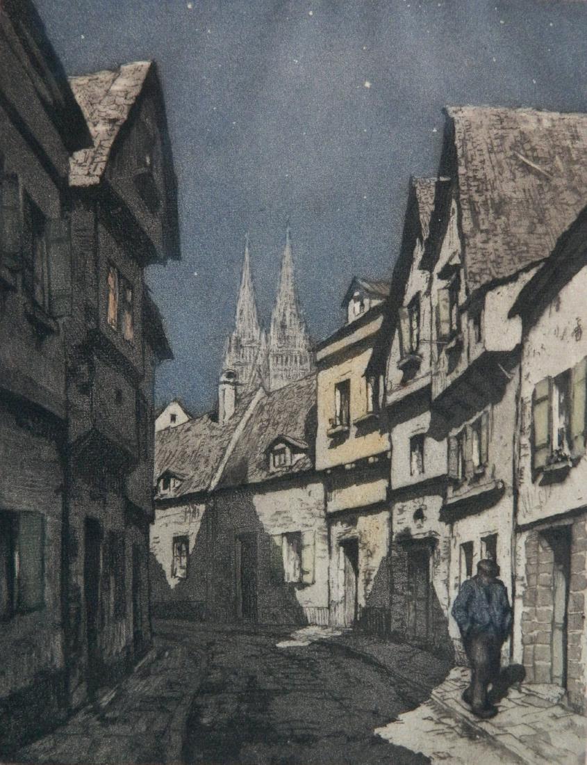 Tavik F. Simon soft-ground and aquatint (1 of 5)