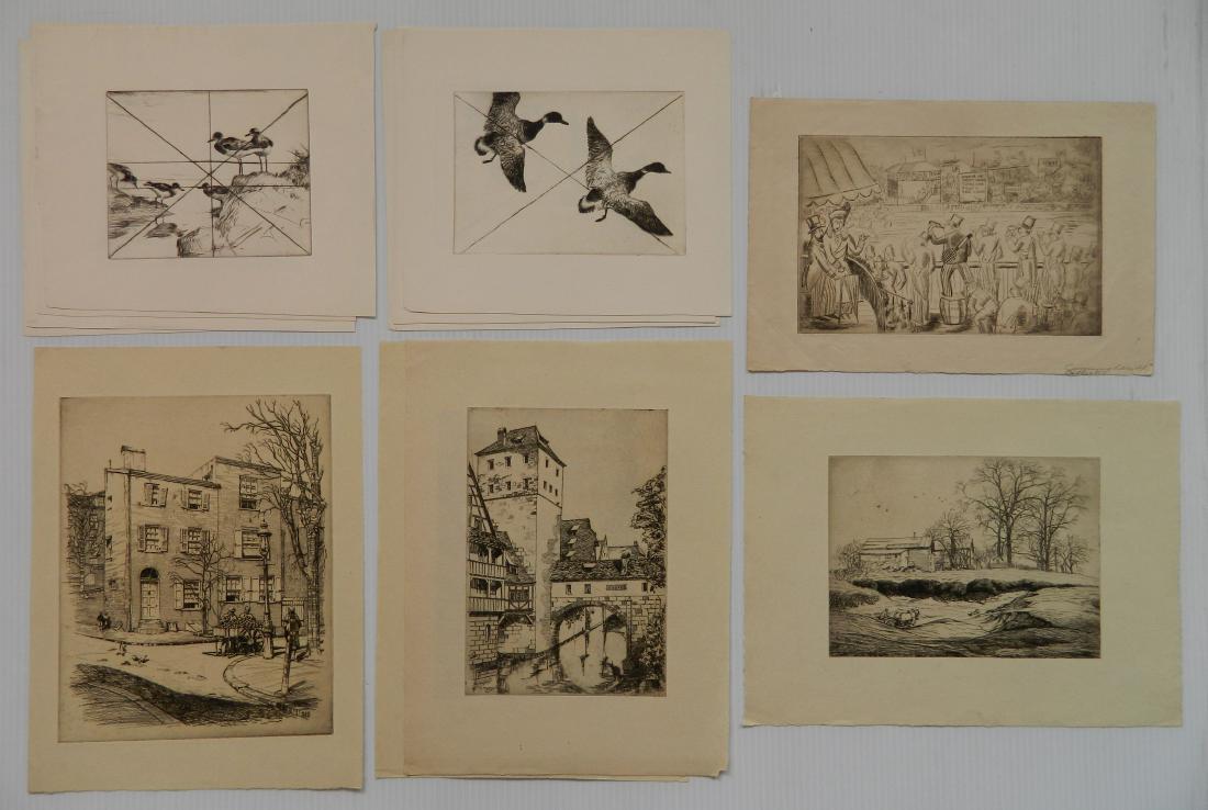 12 American etchings (1 of 7)