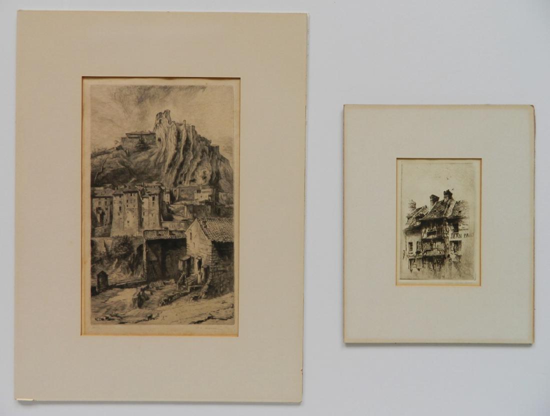 J. T. Arms; P. L. Moreau - 2 etchings (1 of 9)