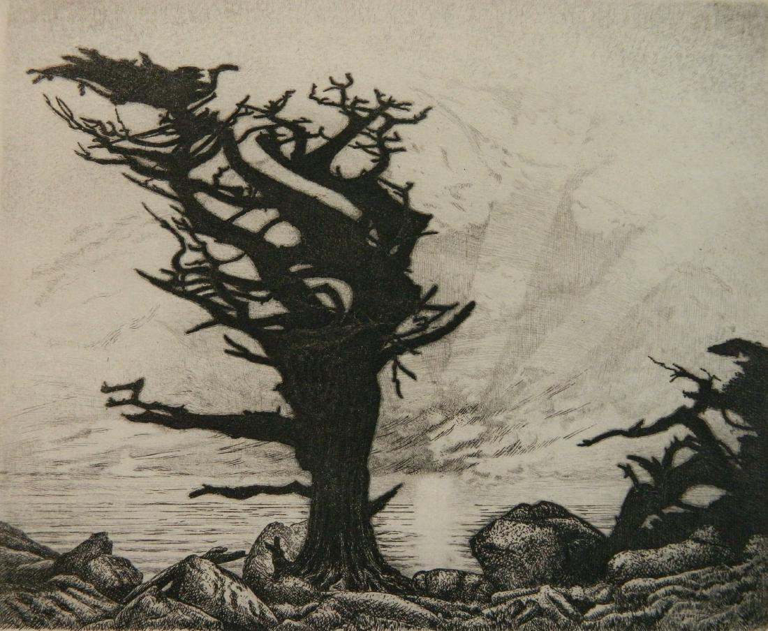 Ferdinand Burgdorff etching (1 of 5)