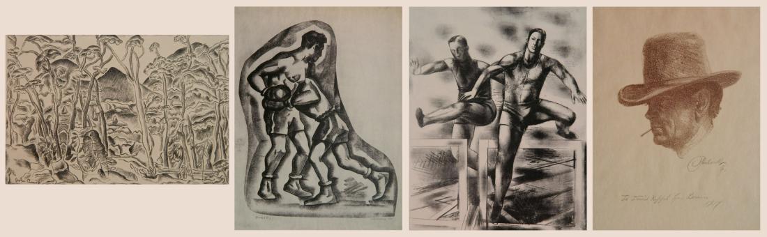 Cunning; Oberhardt; Marinko; Nash - 4 lithographs (1 of 9)