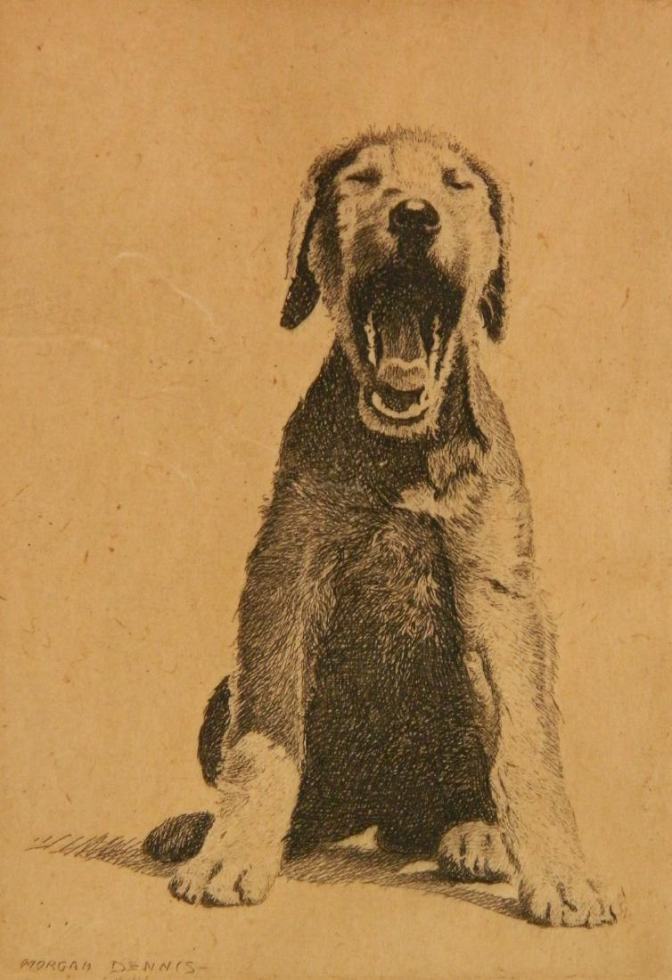 Morgan Dennis etching (1 of 3)