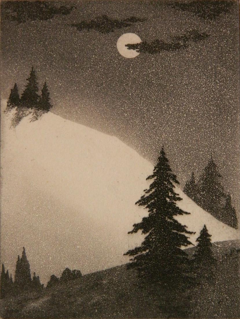 Harold Lukens Doolittle aquatint (1 of 4)