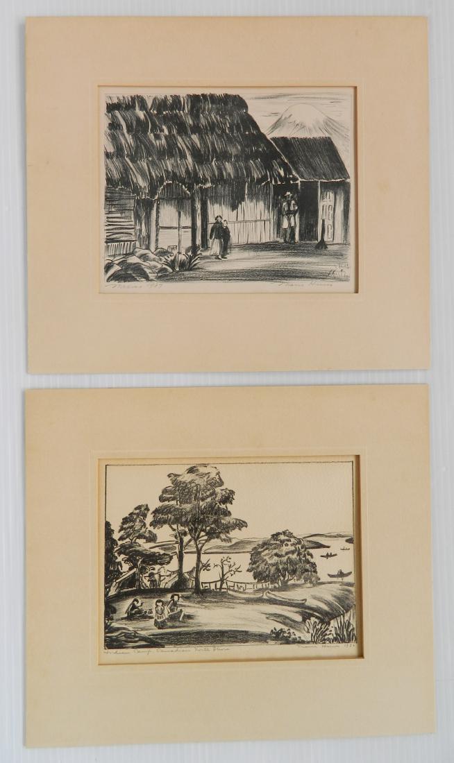 Marie Haines 2 off-set lithographs (1 of 8)