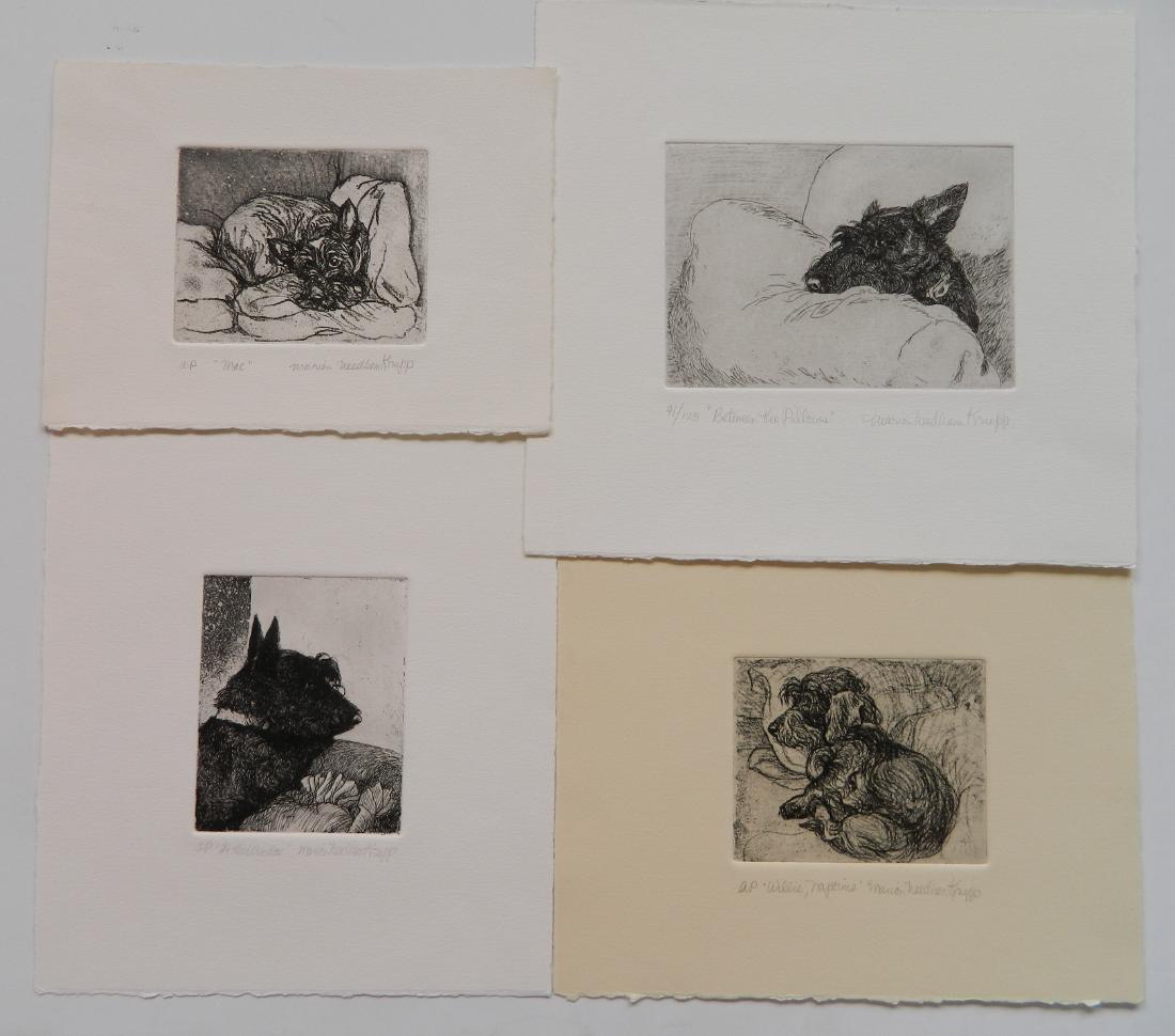 Marion Needham Krupp 4 etchings (1 of 10)
