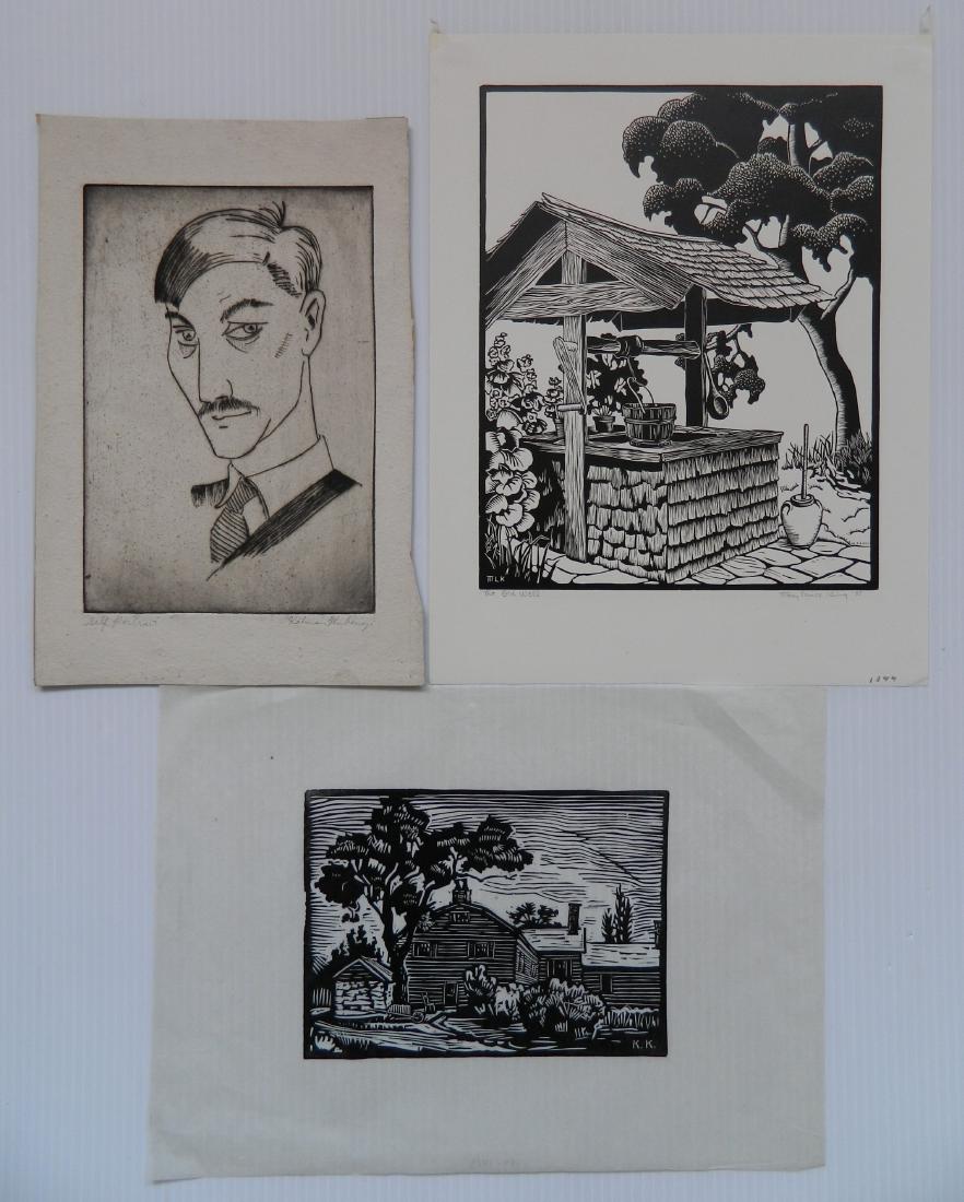 Kalman Kubinyi; Mary Louise King - 3 prints (1 of 9)