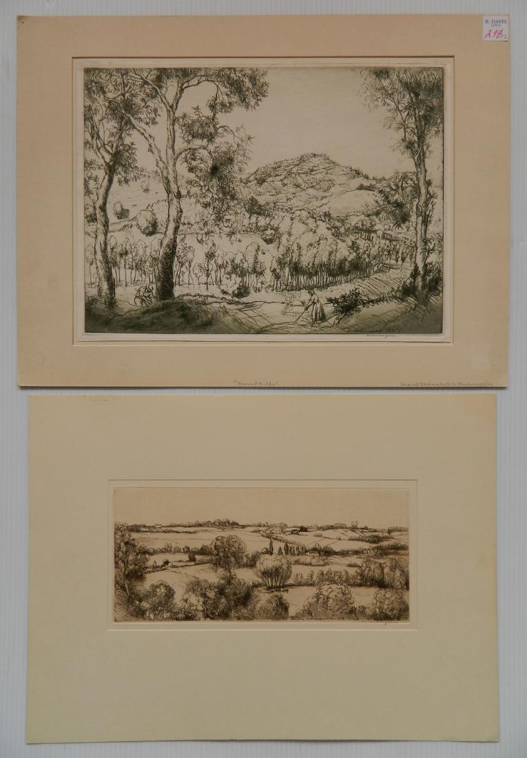 Donald S. MacLaughlin 2 etchings (1 of 9)