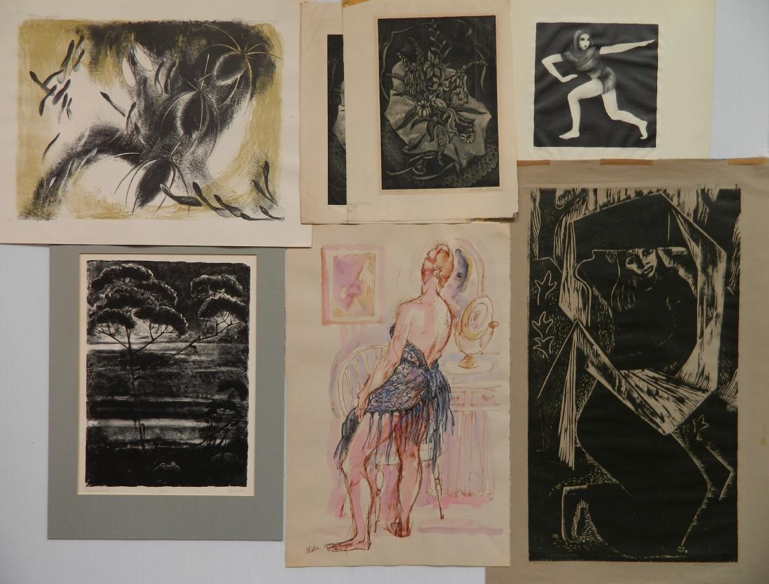 D. Rutka; H. Guilbeau - 7 works on paper (1 of 10)