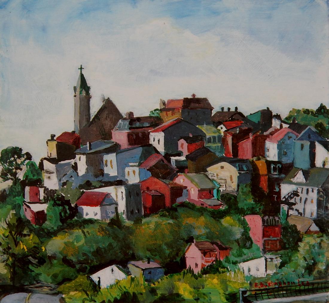 E. Burlingham Lea off-set lithograph (1 of 4)