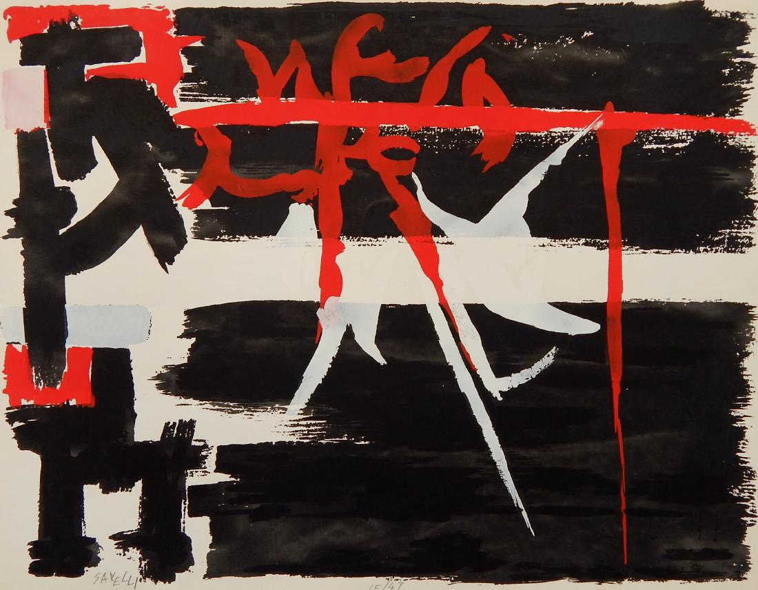 Angelo Savelli screenprint (1 of 4)