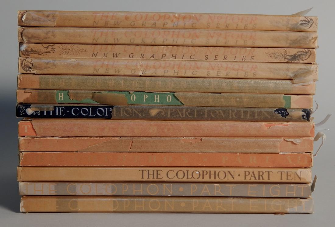 The Colophon 13 vols (1 of 8)