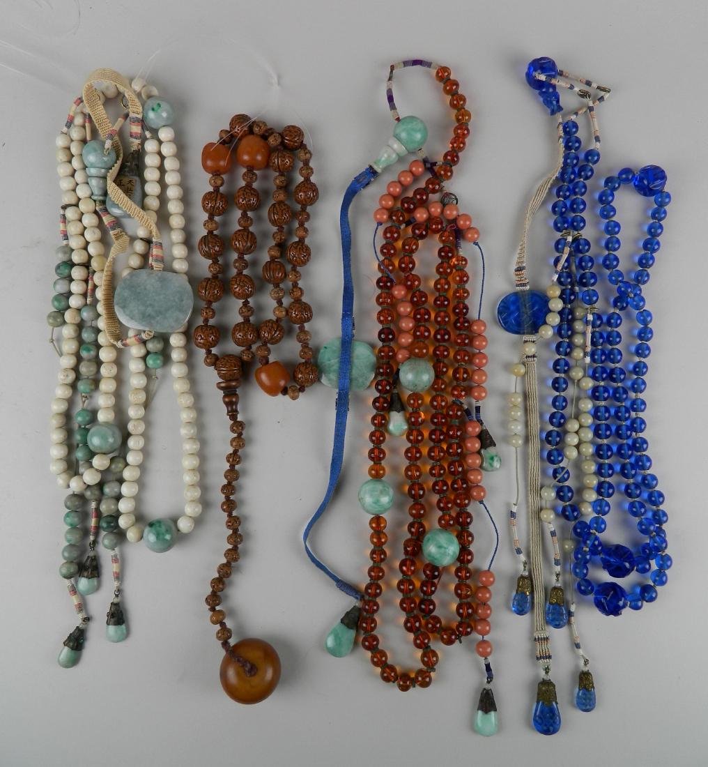 3 Buddhist prayer necklaces (1 of 5)