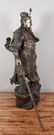 20th c. Chinese brass statue of a warrior - 3