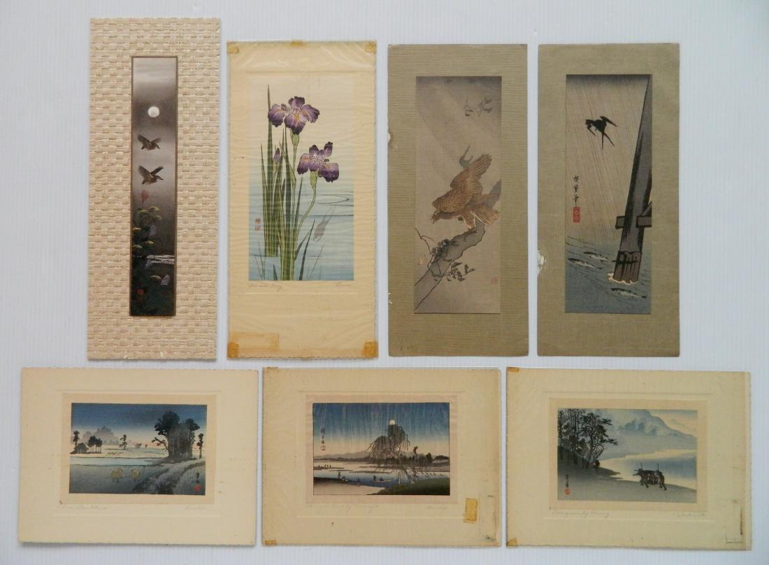 7 Japanese woodblock prints (1 of 7)