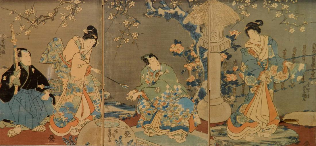 Toyokuni III Utagawa woodblock (1 of 6)