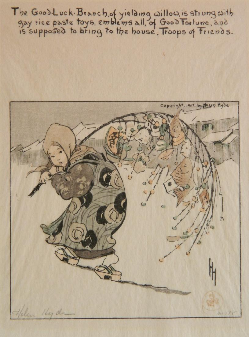 Helen Hyde woodblock (1 of 4)