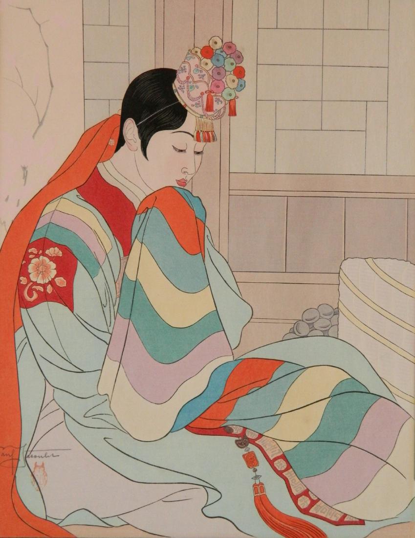 Paul Jacoulet woodblock (1 of 4)