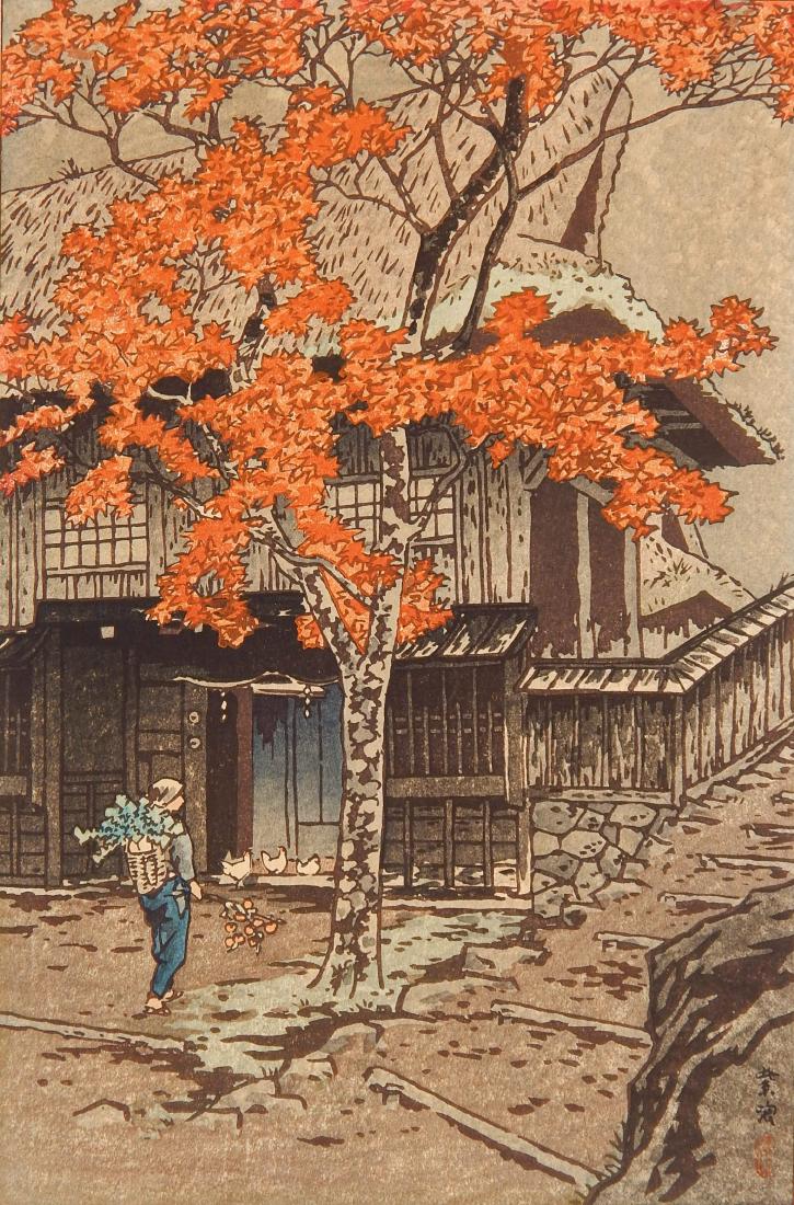 Shiro Kasamatsu woodblock (1 of 7)