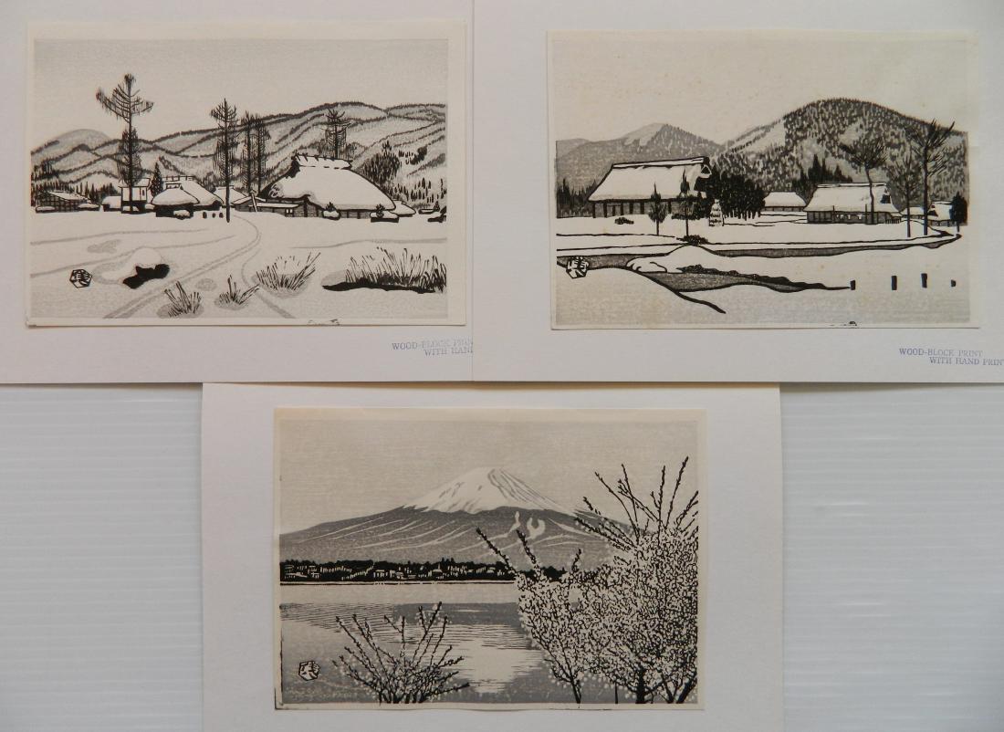 Gihachiro Okuyama 3 woodblocks (1 of 8)