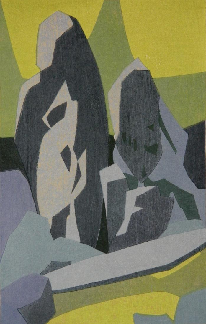 Hodaka Yoshida woodblock (1 of 4)