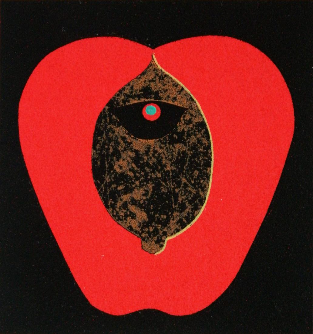 Hiroshi Kabe screen print (1 of 4)