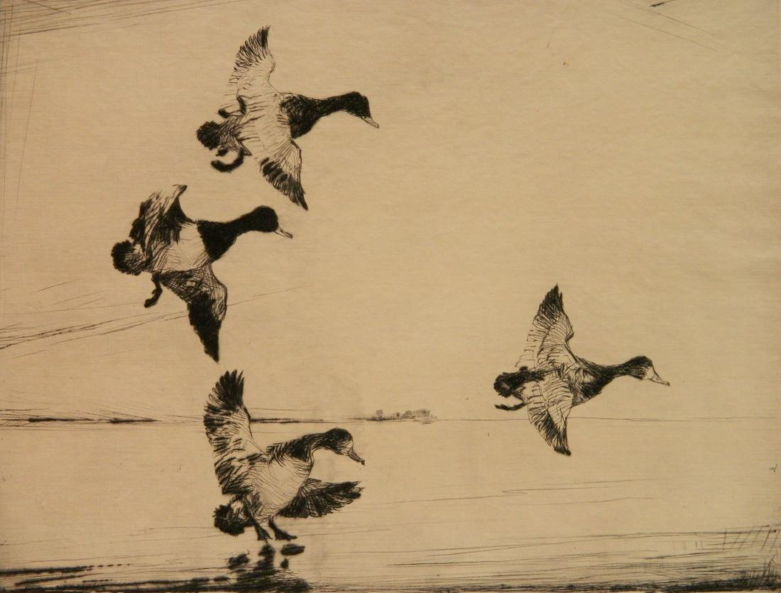 Frank W. Benson etching (1 of 4)