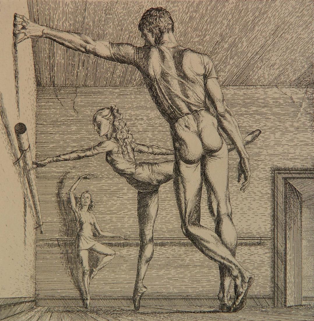 Paul Cadmus etching (1 of 4)