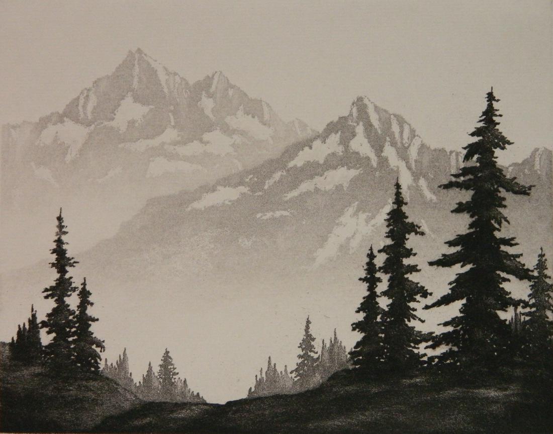 Harold Doolittle aquatint (1 of 4)