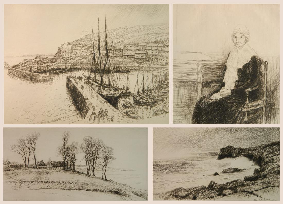 Kerr Eby 4 etchings (1 of 9)